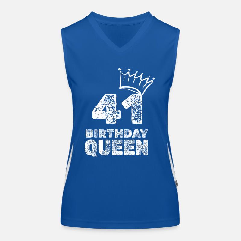 Geburtstag 41 Funktionelles Kontrast-Tank Top für Frauen
