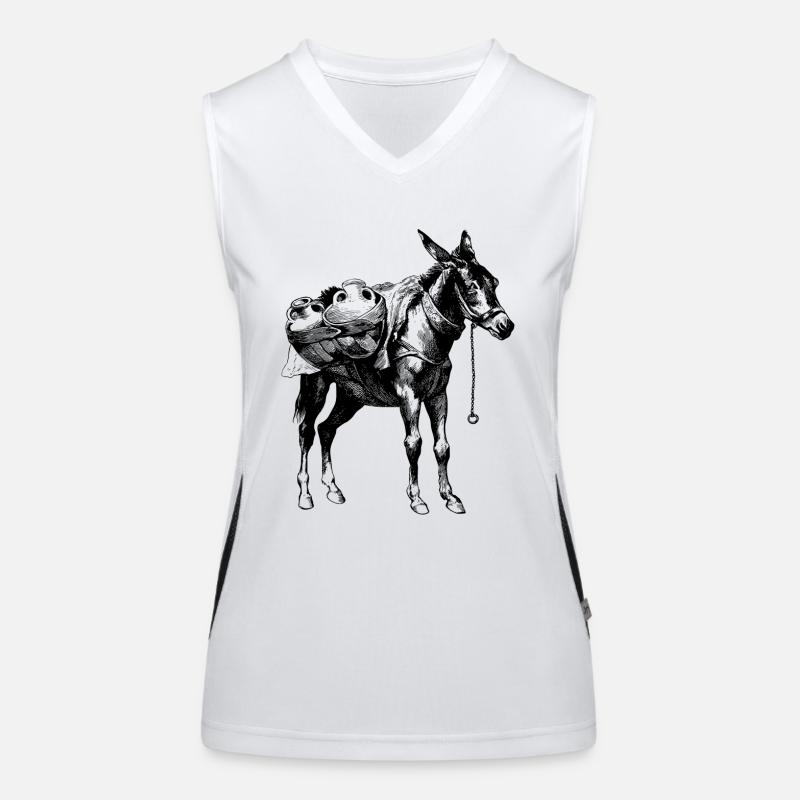 esel Funktionelles Kontrast-Tank Top für Frauen