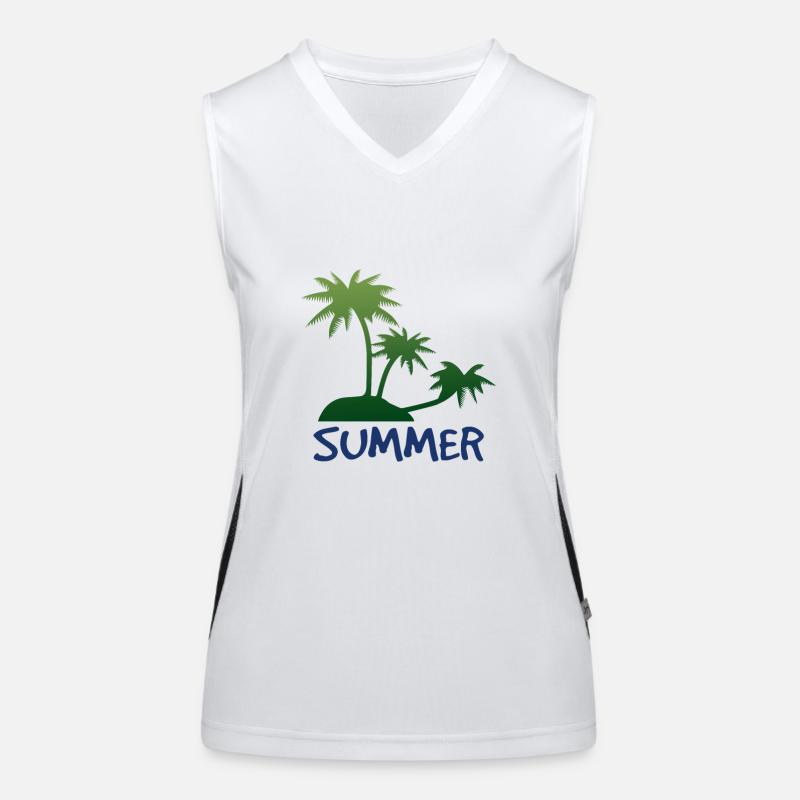 Summer...Sommer Funktionelles Kontrast-Tank Top für Frauen