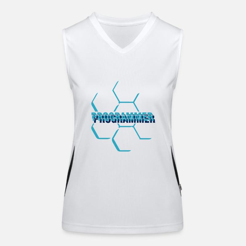 Computer programmer - Programmierer Funktionelles Kontrast-Tank Top für Frauen