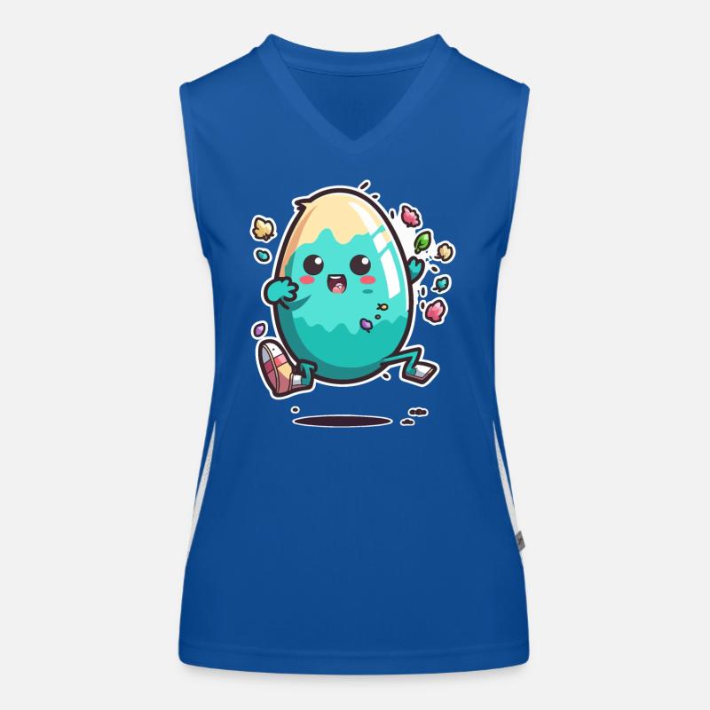 Abenteuer Ostern Funktionelles Kontrast-Tank Top für Frauen
