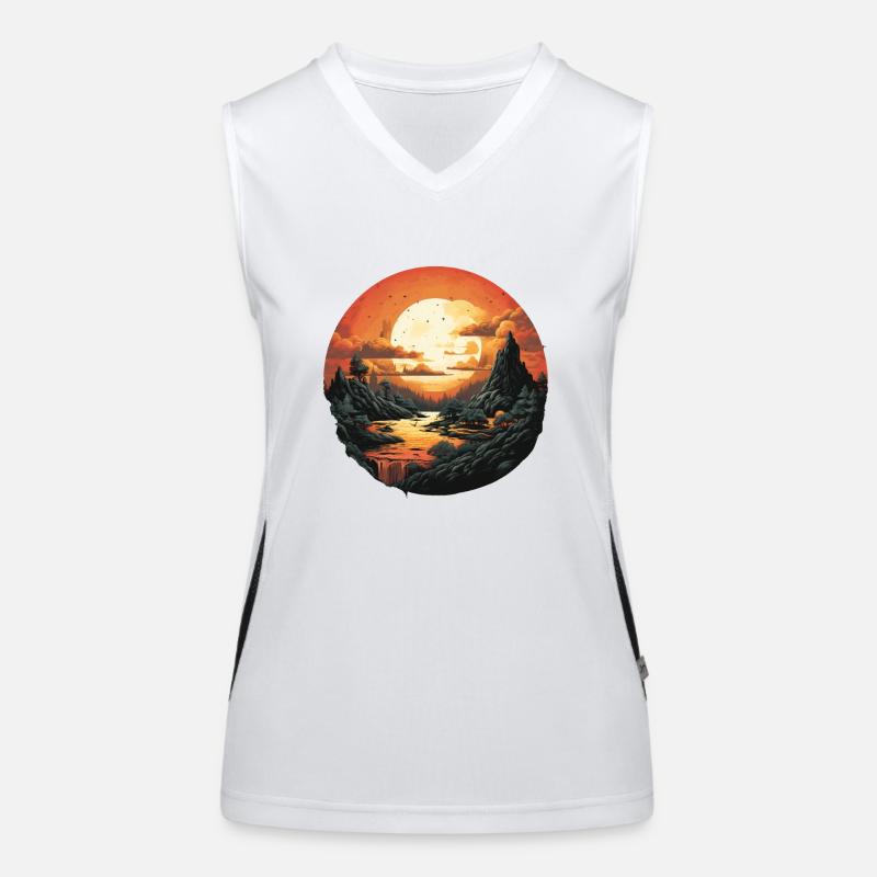 Landscape Women's Functional Contrast Tank Top