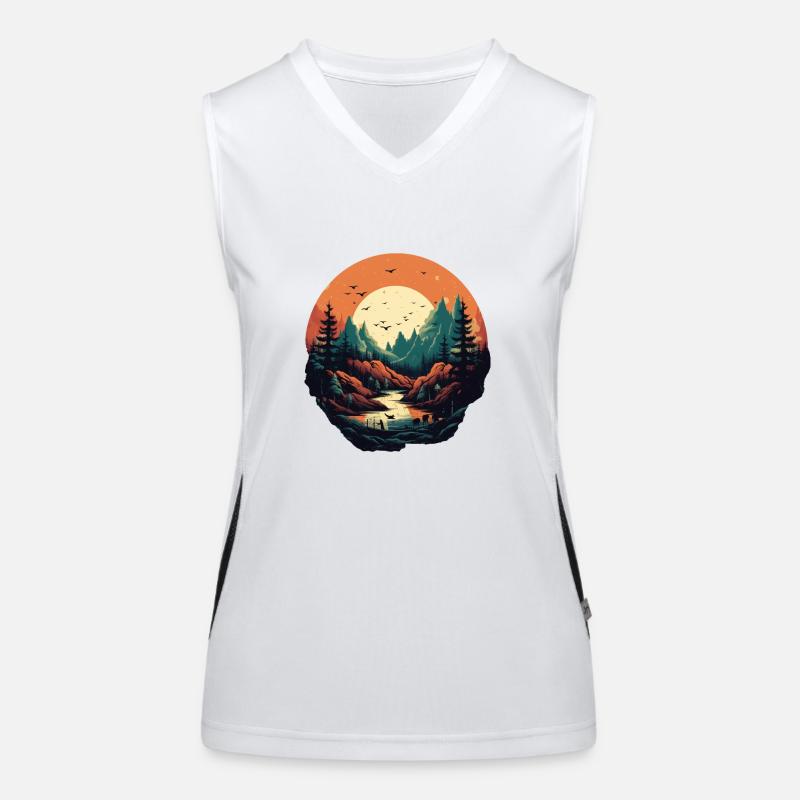 Landscape Women's Functional Contrast Tank Top