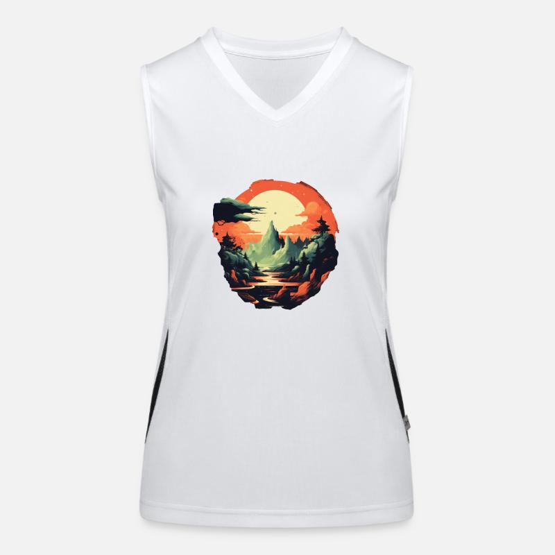 Landscape Women's Functional Contrast Tank Top