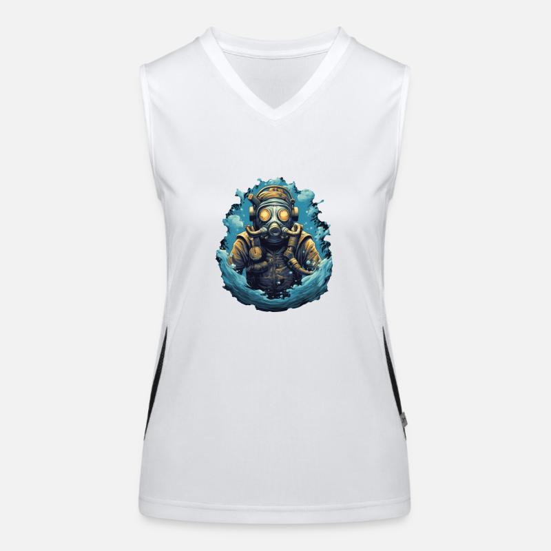 Diver Women's Functional Contrast Tank Top