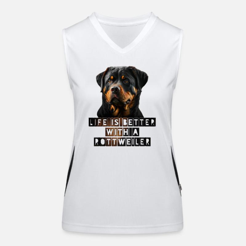 Rottweiler Débardeur respirant contrasté Femme