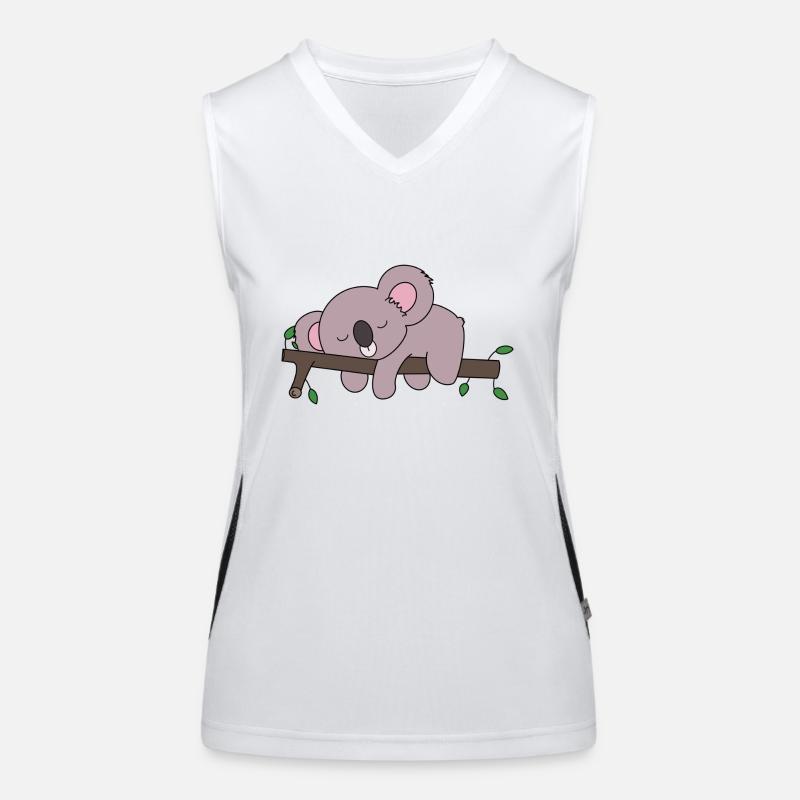 Koala Funktionelles Kontrast-Tank Top für Frauen