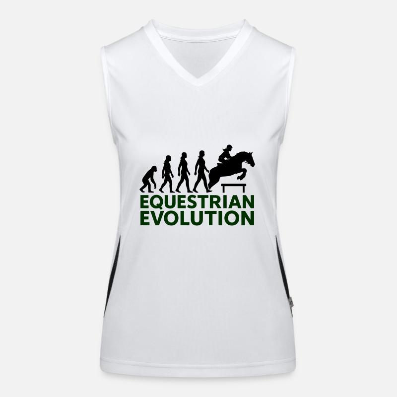 Cadeau cavalier Equestrian Evolution Cool Débardeur respirant contrasté Femme