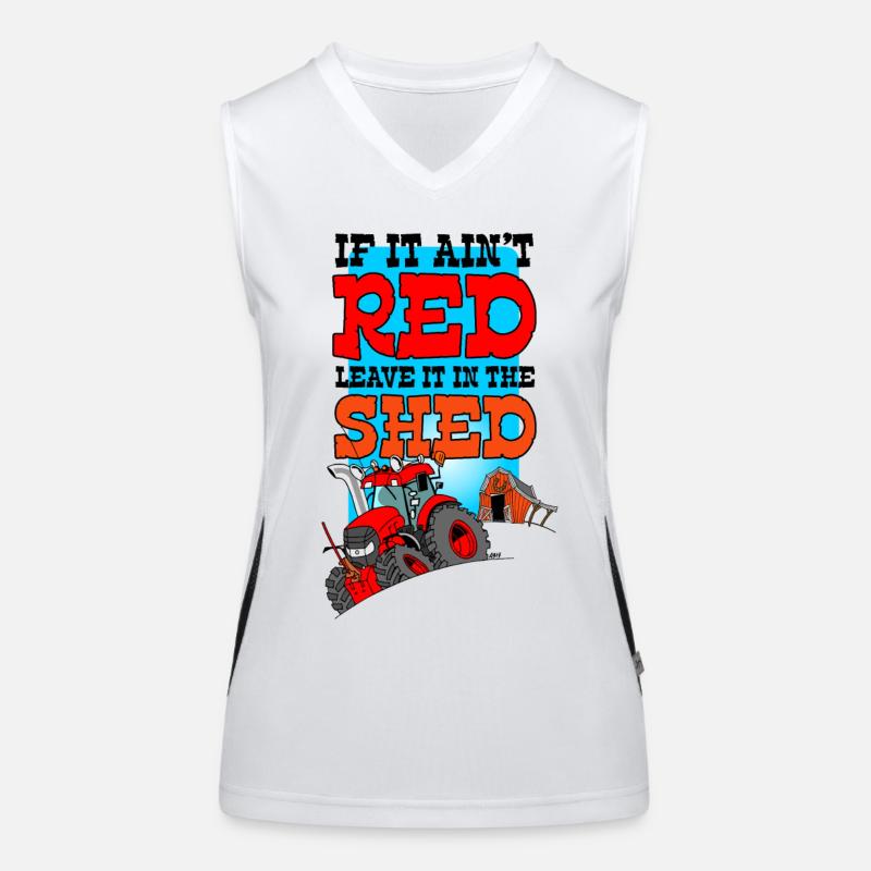 If it does not leave it leave it in the shed Women's Functional Contrast Tank Top