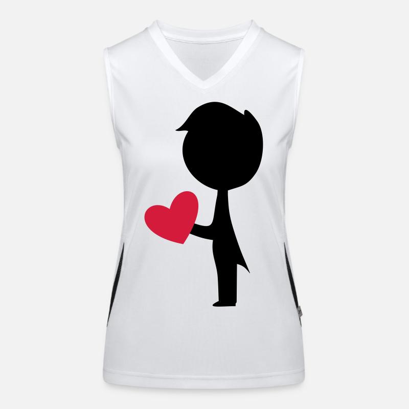 Bräutigam Funktionelles Kontrast-Tank Top für Frauen