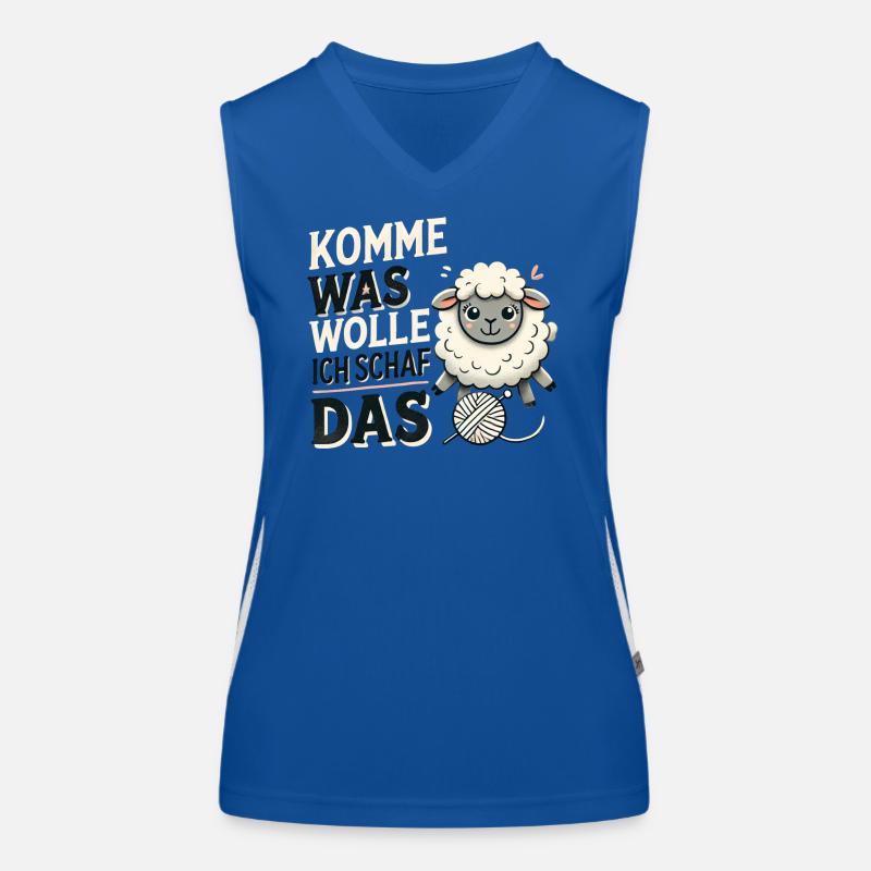 Come on, what do I want sheep that Women's Functional Contrast Tank Top