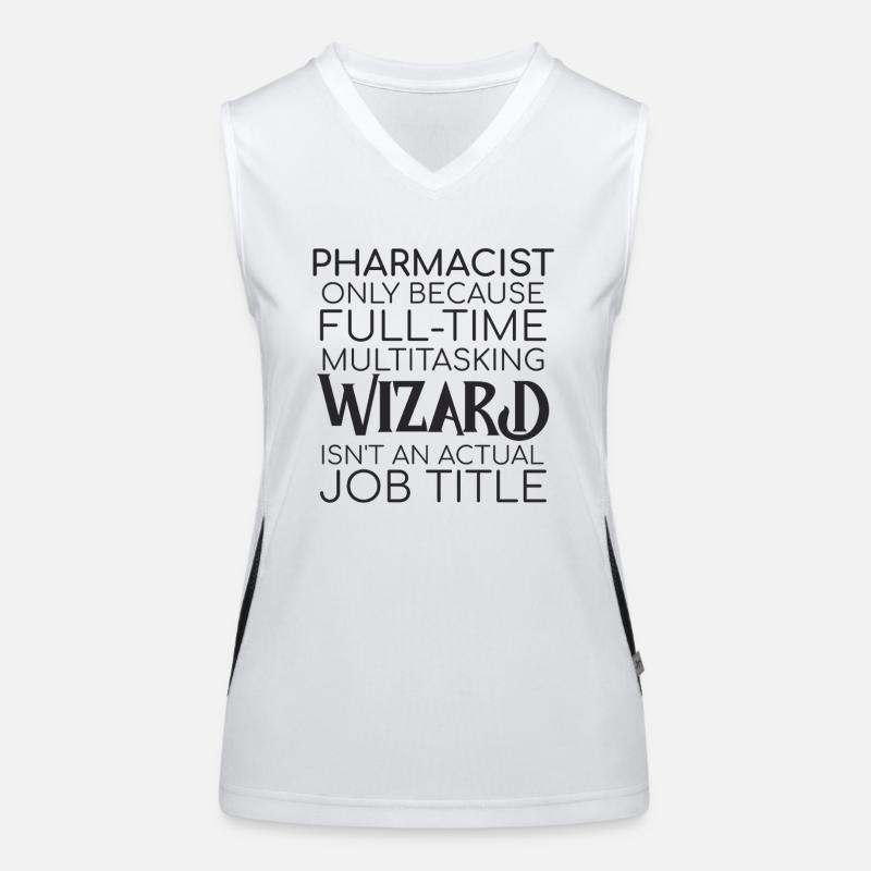 Pharmacist Wizard Apotheke Funktionelles Kontrast-Tank Top für Frauen