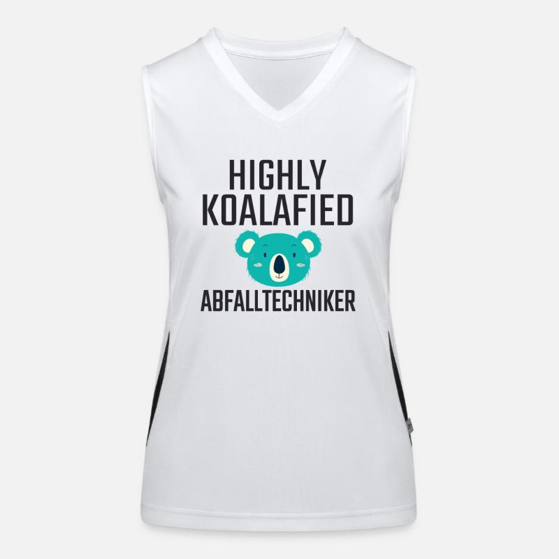 Abfalltechniker Koalafied Funktionelles Kontrast-Tank Top für Frauen