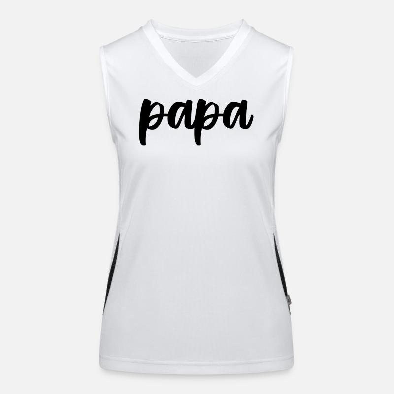 Papa Funktionelles Kontrast-Tank Top für Frauen