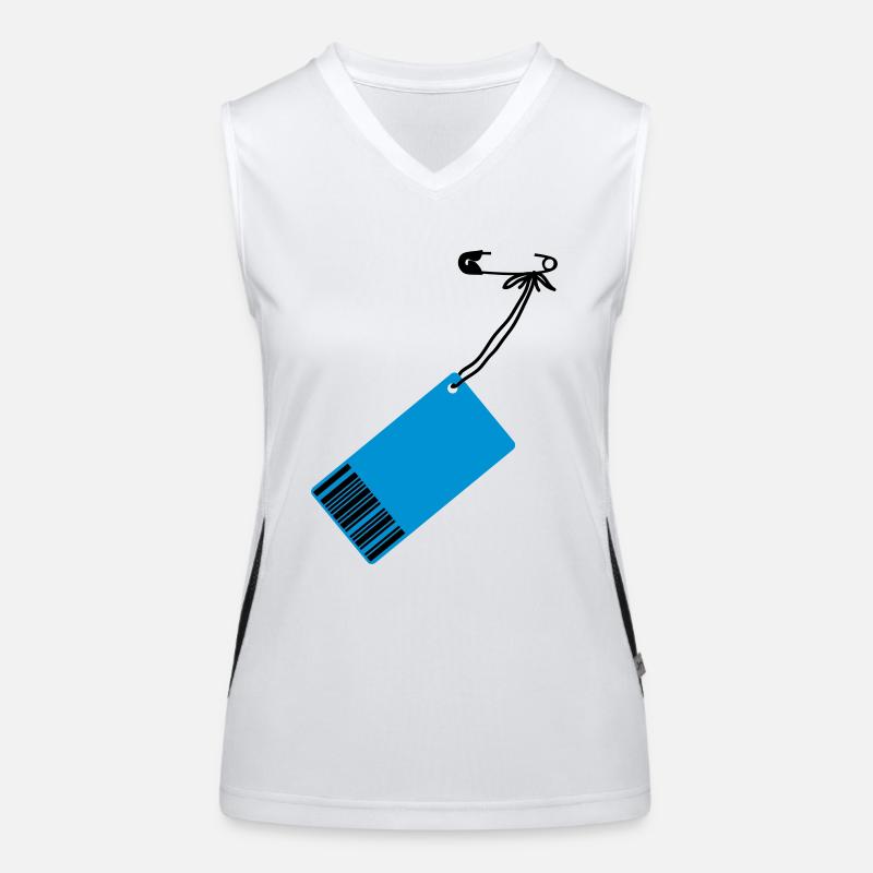 Prix-tag Débardeur respirant contrasté Femme