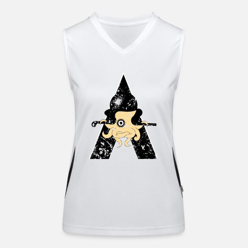 Clockwork Octopus Débardeur respirant contrasté Femme