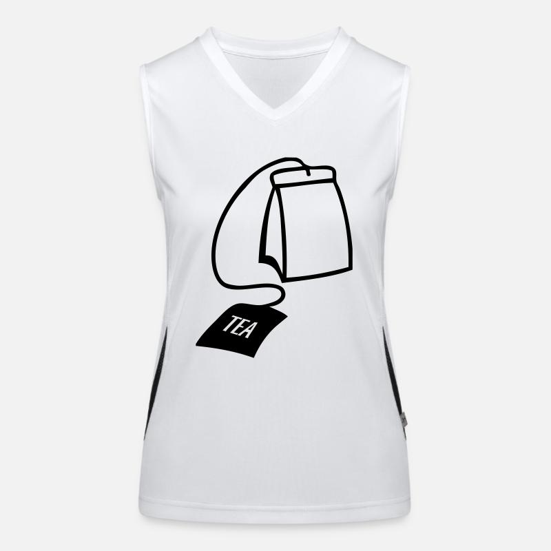 teabag Funktionelles Kontrast-Tank Top für Frauen