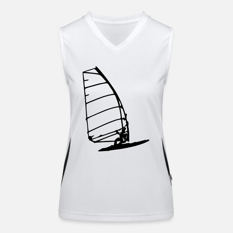 Planche à Voile 1 Débardeur respirant contrasté Femme