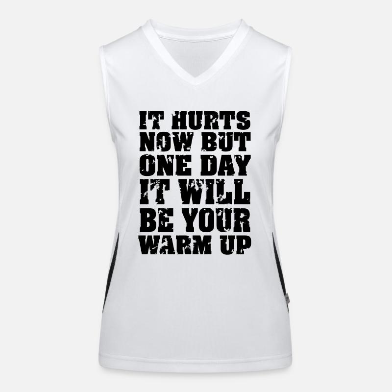 It Hurts Now... Women's Functional Contrast Tank Top