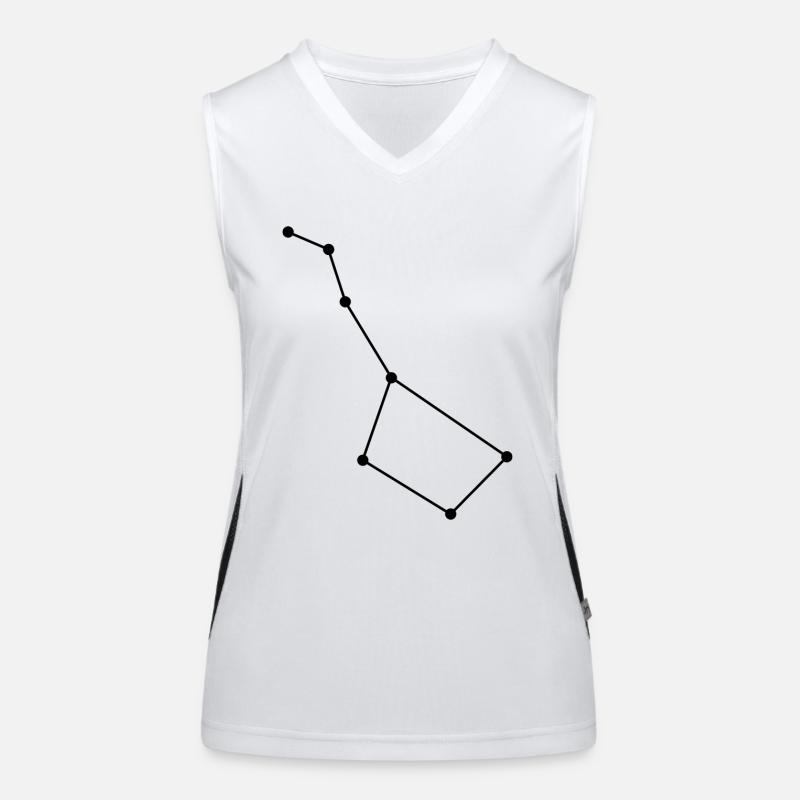 Constellation de grands wagons Débardeur respirant contrasté Femme