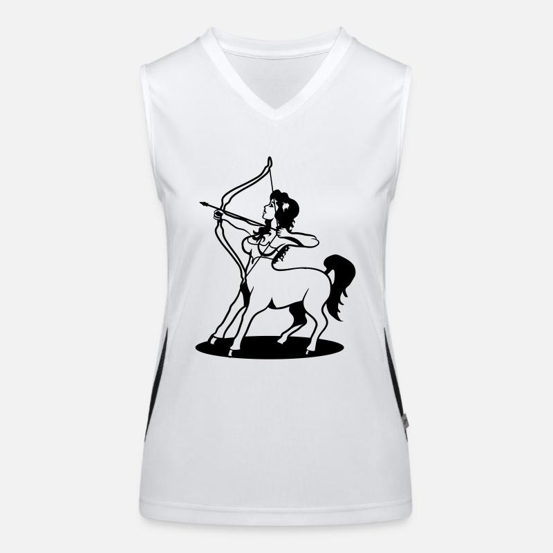 Fille de Centaure Sagittaire horoscope Amazon Débardeur respirant contrasté Femme