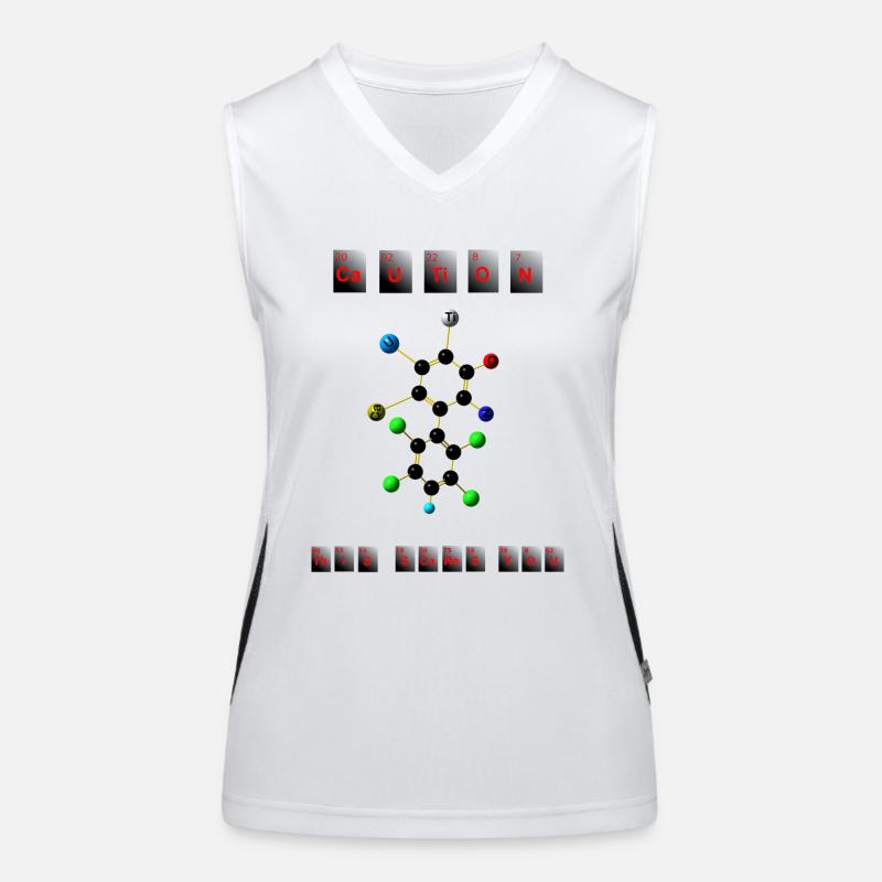 Caution Débardeur respirant contrasté Femme