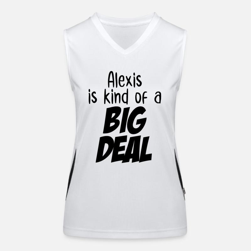 Alexis ist eine große Sache Funktionelles Kontrast-Tank Top für Frauen