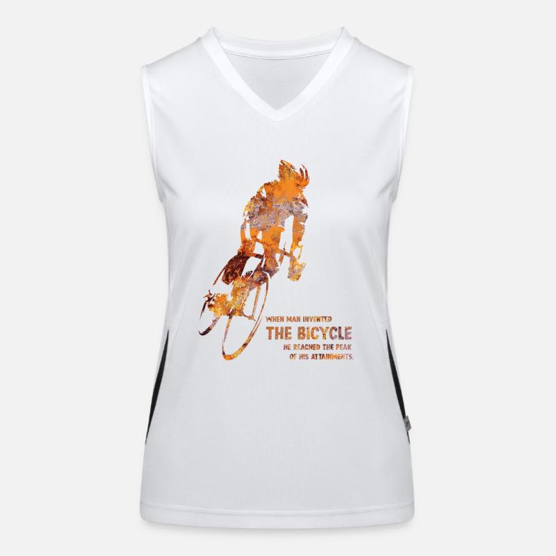 Der Biker Funktionelles Kontrast-Tank Top für Frauen