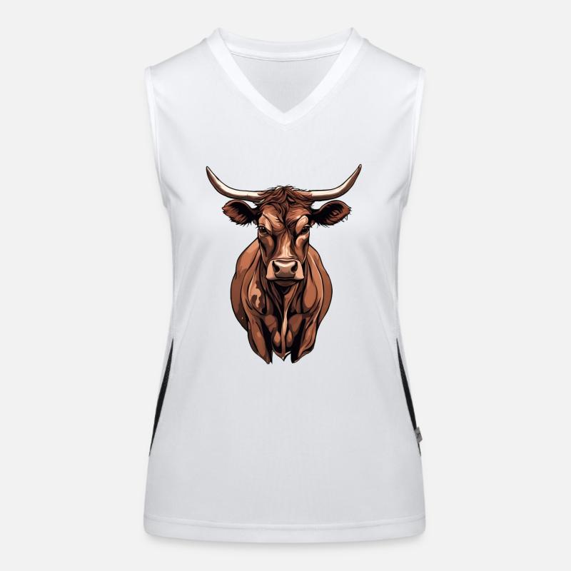 Vache Débardeur respirant contrasté Femme
