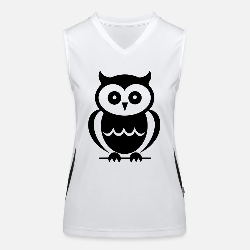 Little Owl Women's Functional Contrast Tank Top