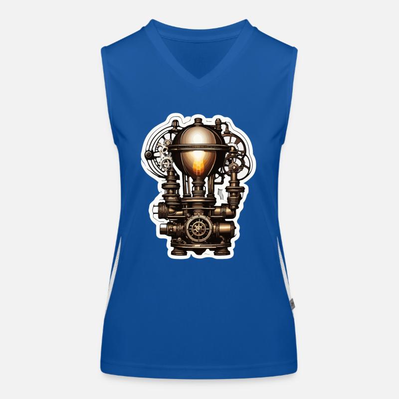 Glühbirne / Leuchtmittel / Helligkeit / Licht Funktionelles Kontrast-Tank Top für Frauen