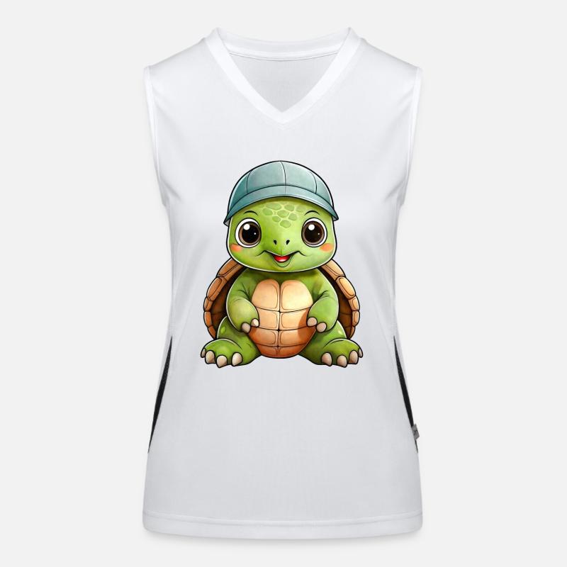 Petite Tortue Débardeur respirant contrasté Femme