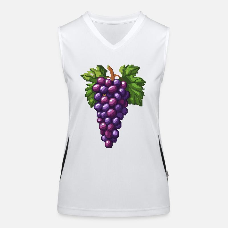 Raisins Pixel Débardeur respirant contrasté Femme