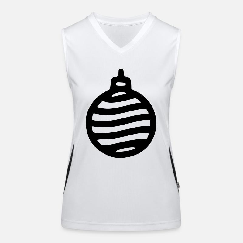 Boule de Noël Débardeur respirant contrasté Femme