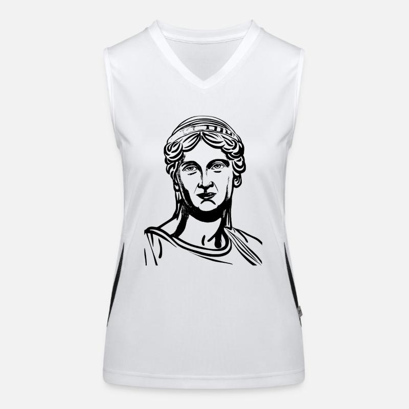 old statue Women's Functional Contrast Tank Top