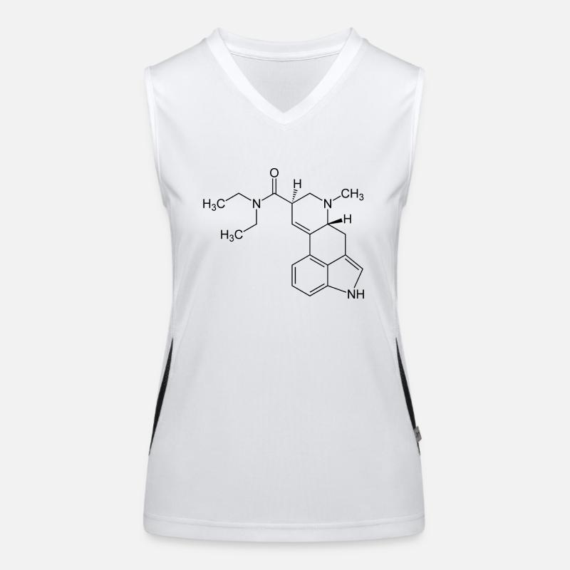 LSD Molekül Funktionelles Kontrast-Tank Top für Frauen