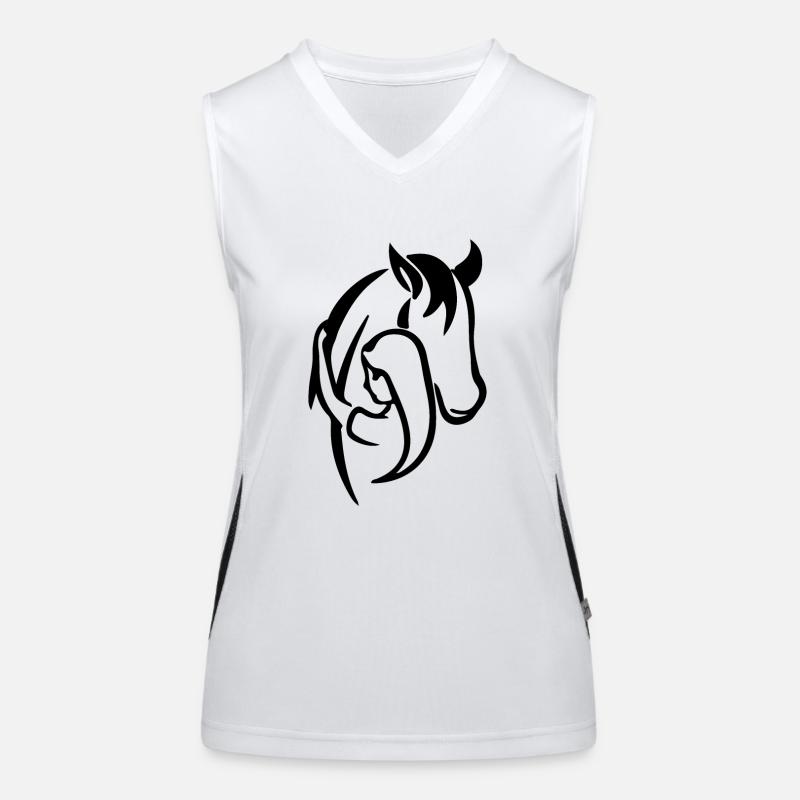 Beste Freunde Funktionelles Kontrast-Tank Top für Frauen