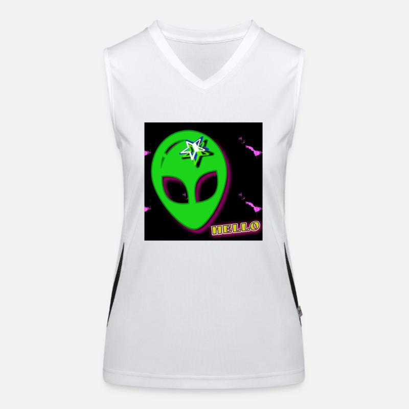 Hello (Alien) - Boutique WoW - 2023 Débardeur respirant contrasté Femme