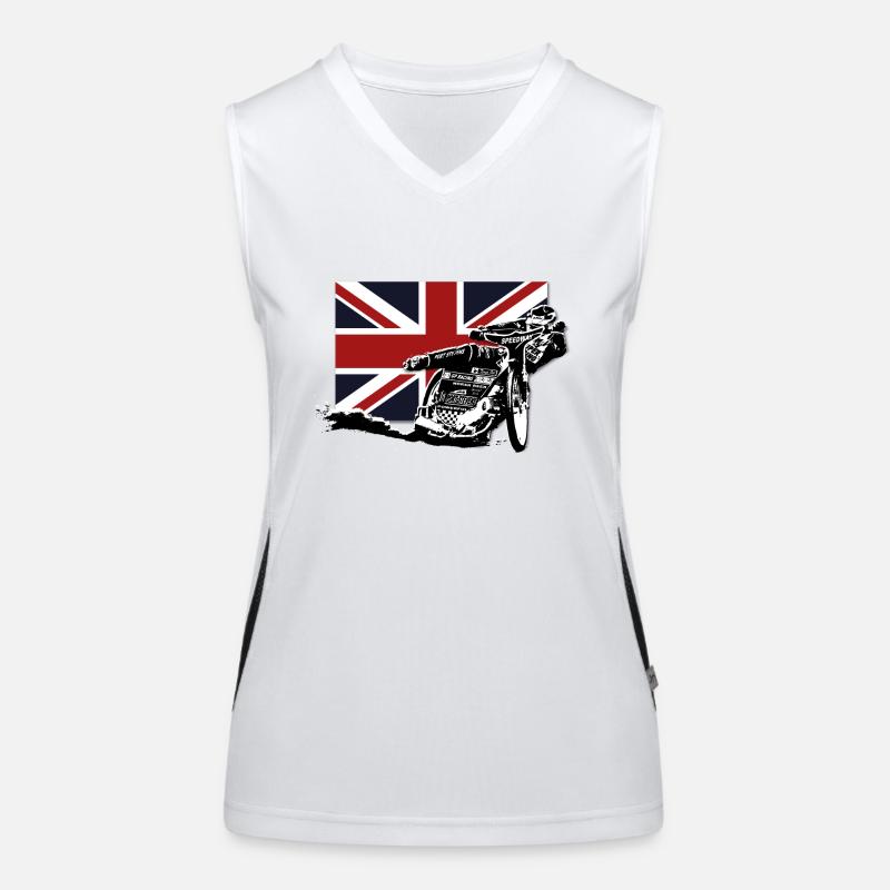 Speedway - Union Jack Women's Functional Contrast Tank Top