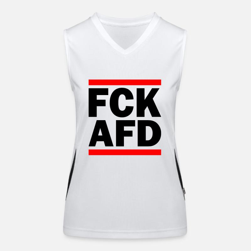 Fck afd Funktionelles Kontrast-Tank Top für Frauen