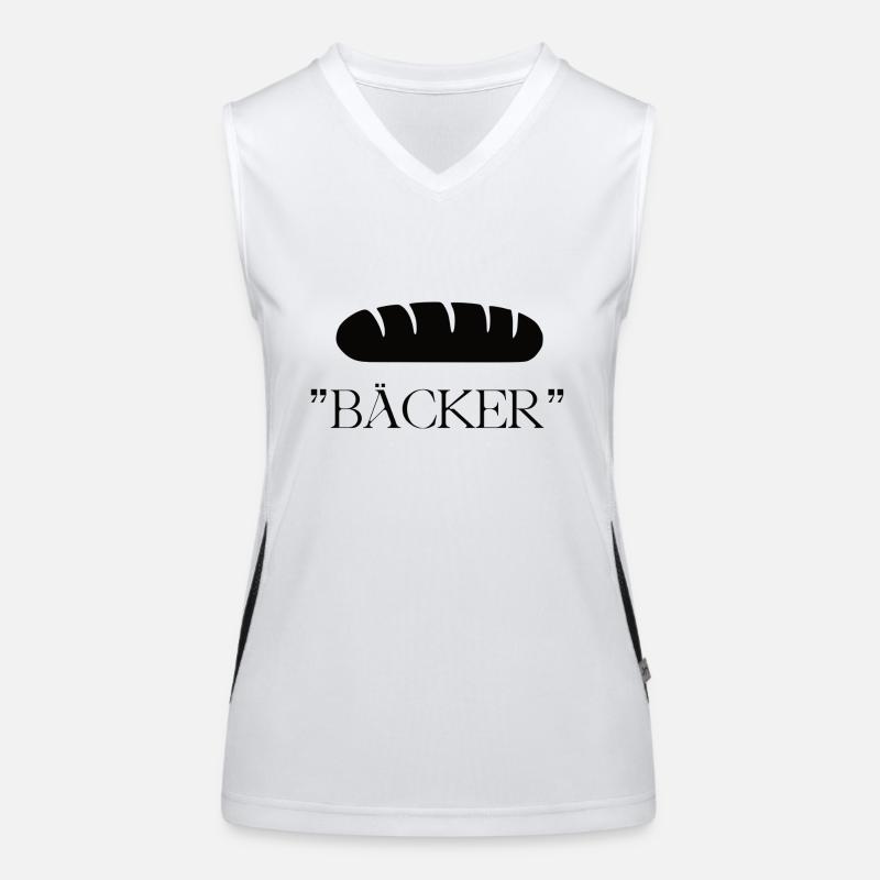 BASIC BÄCKER Funktionelles Kontrast-Tank Top für Frauen
