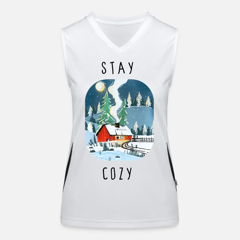 stay_cozy Débardeur respirant contrasté Femme