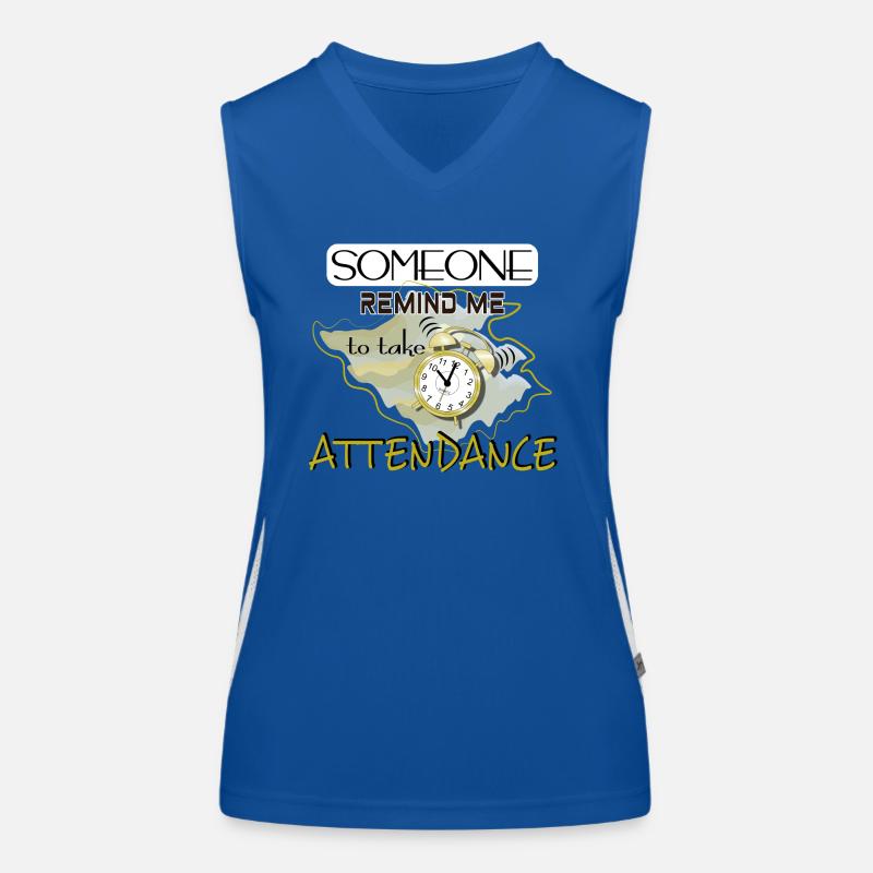 Alarm clock ringtone reminder Women's Functional Contrast Tank Top
