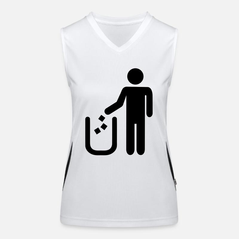 Litter waste Women's Functional Contrast Tank Top