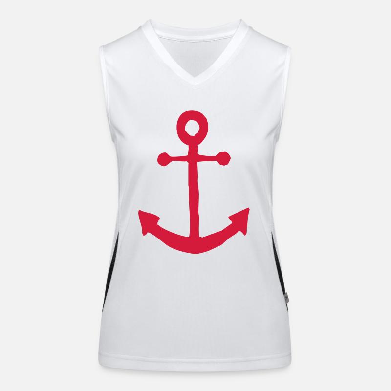 Anker Funktionelles Kontrast-Tank Top für Frauen