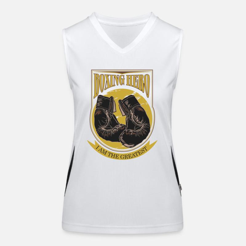 Boxing Hero - The Greatest Women's Functional Contrast Tank Top
