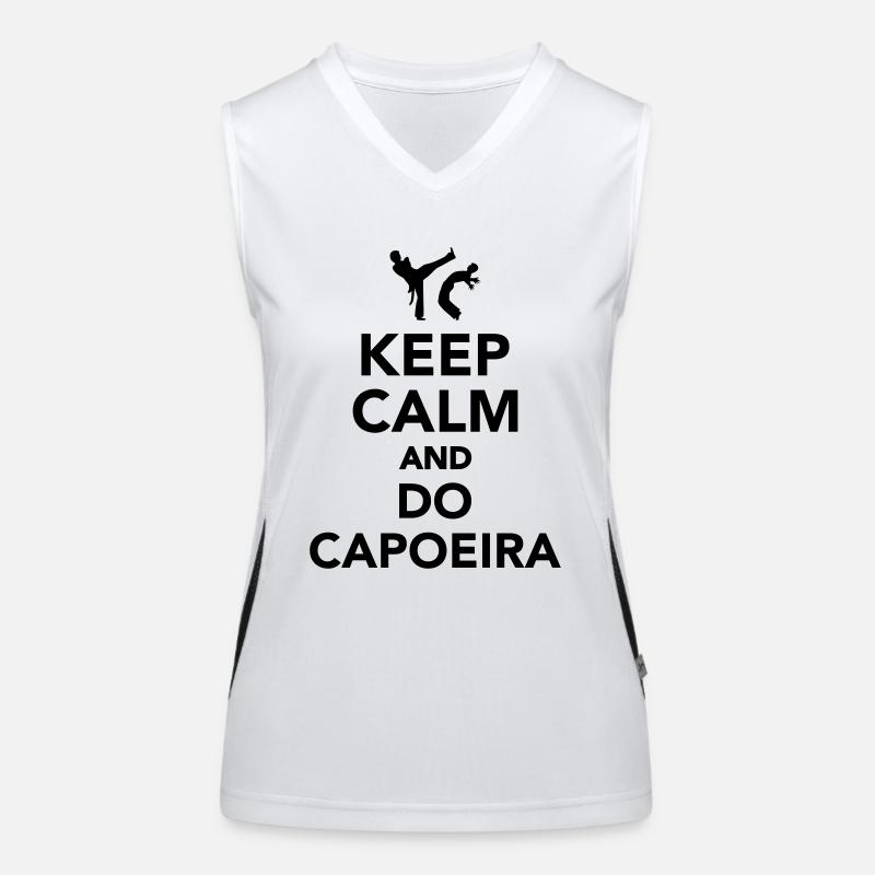 Capoeira Funktionelles Kontrast-Tank Top für Frauen