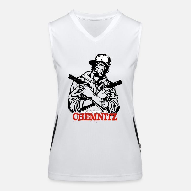 Chemnitz Débardeur respirant contrasté Femme