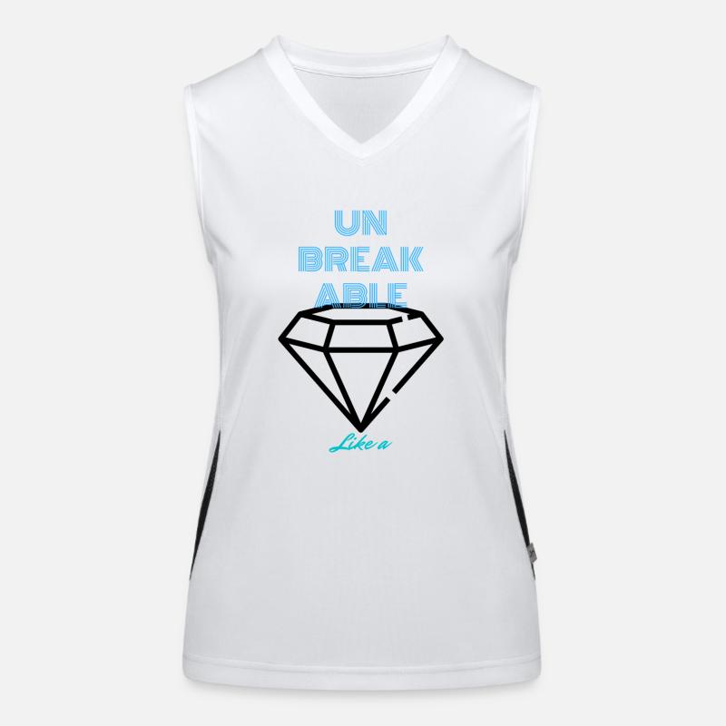 UNBREAKABLE Diamond Funktionelles Kontrast-Tank Top für Frauen