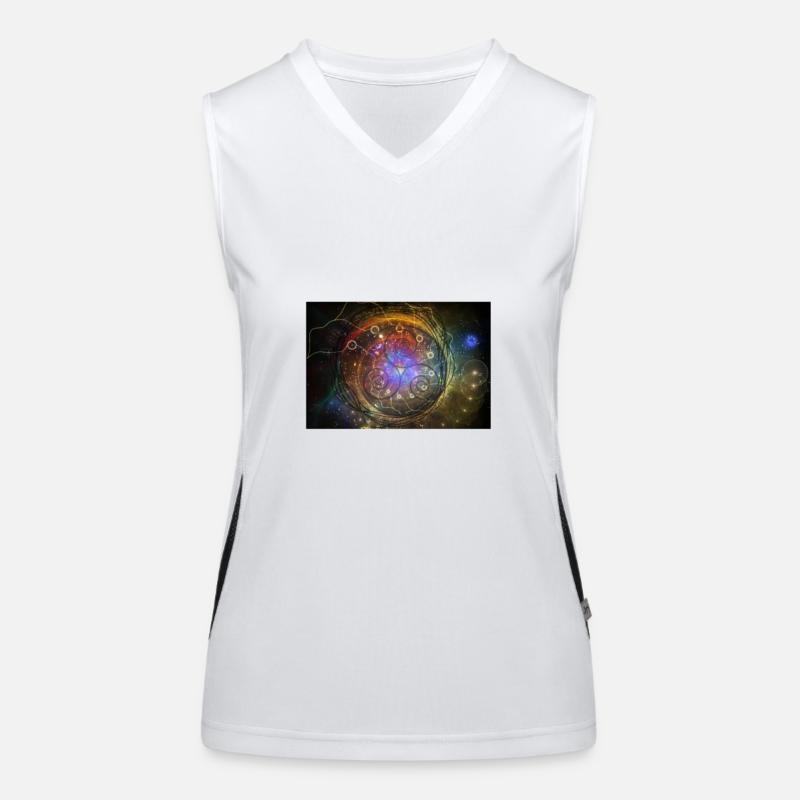 SPACE Funktionelles Kontrast-Tank Top für Frauen